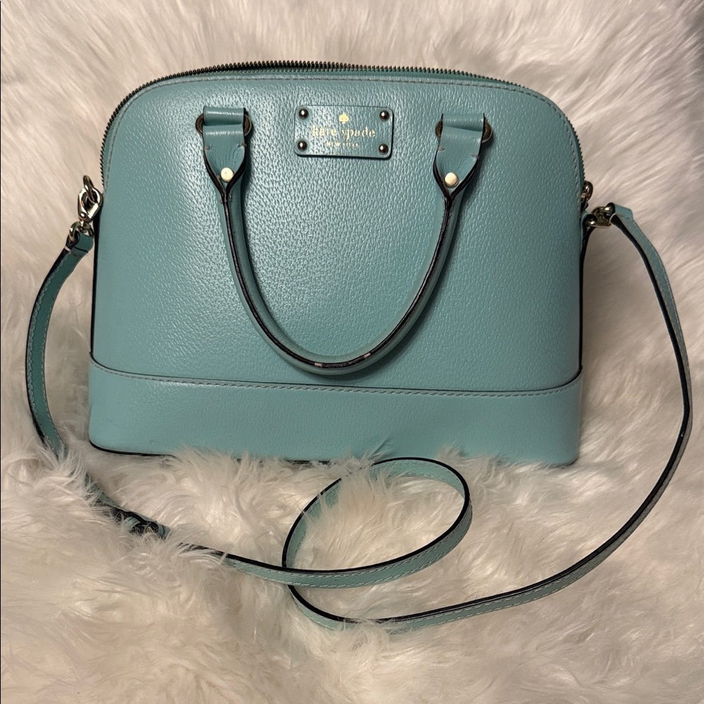Kate Spade Teal Leather Satchel